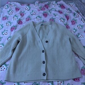 Old Navy Women's Beige Cardigan Sweater